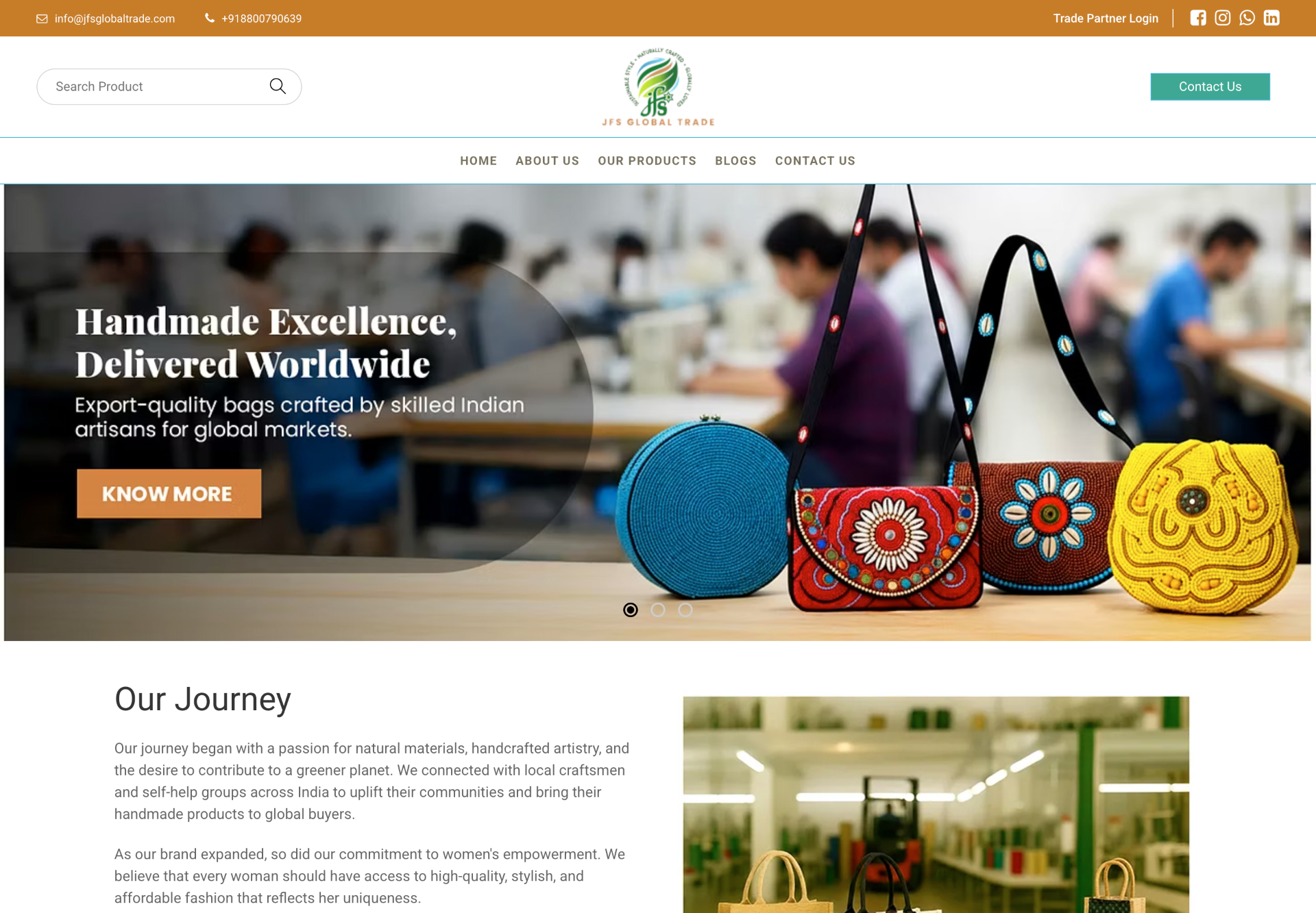 For Merchant Exporters example