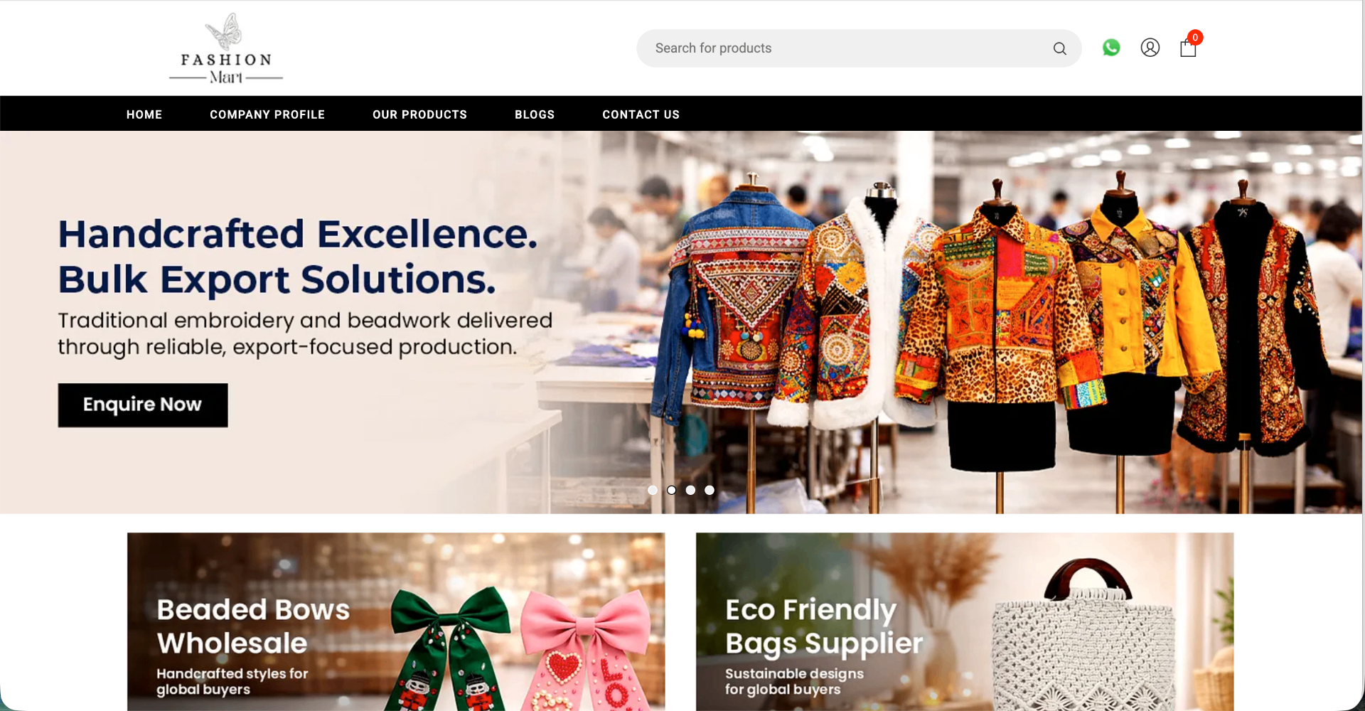 Fashion Mart website preview