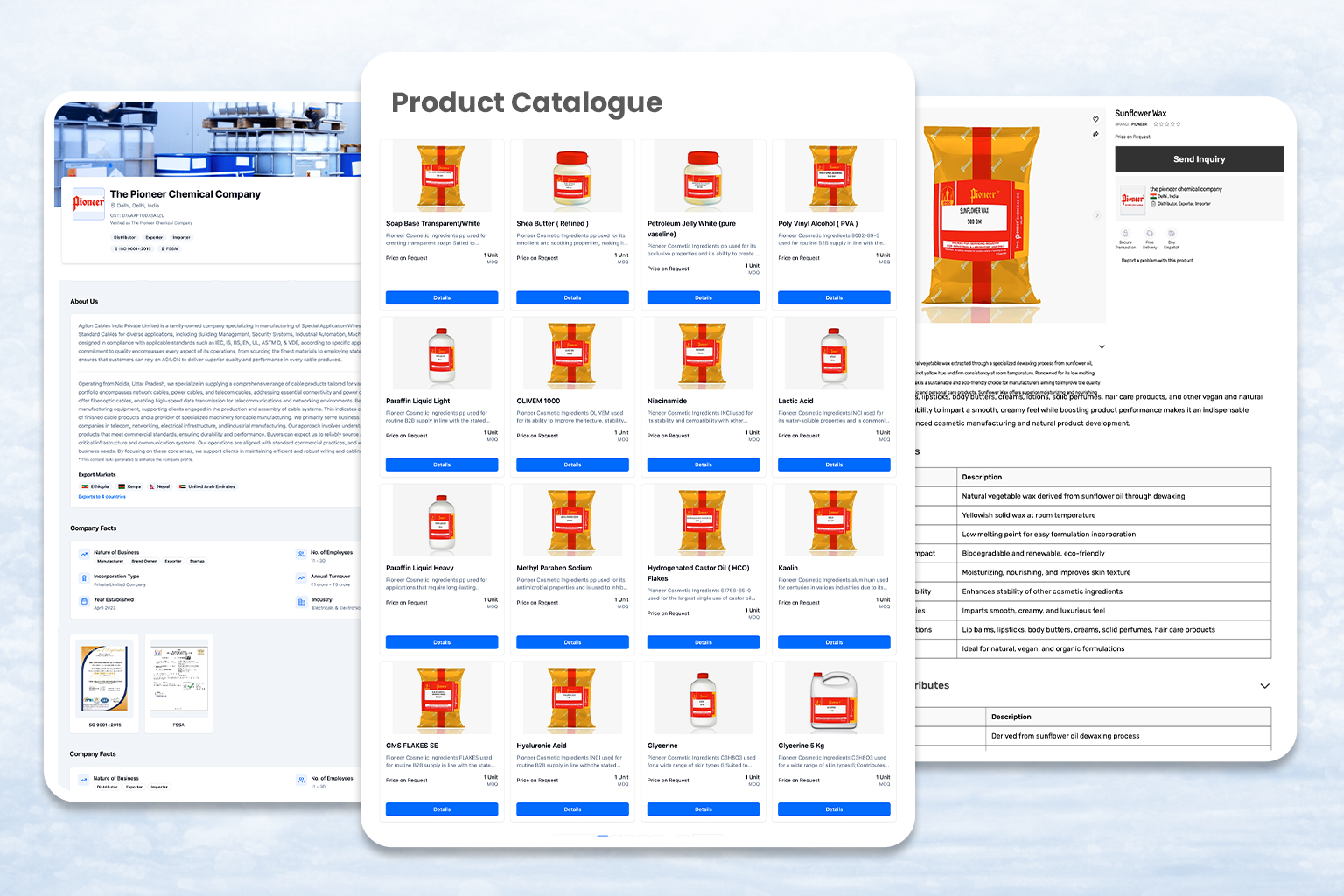 The Pioneer Chemical Company marketplace profile